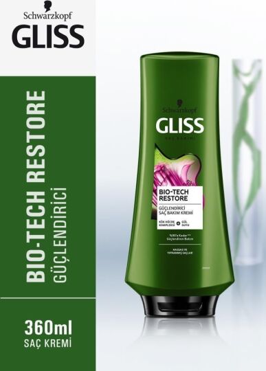 Schwarzkopf Gliss Bio-Tech Güçlendirici Saç Bakım Kremi 360 ML