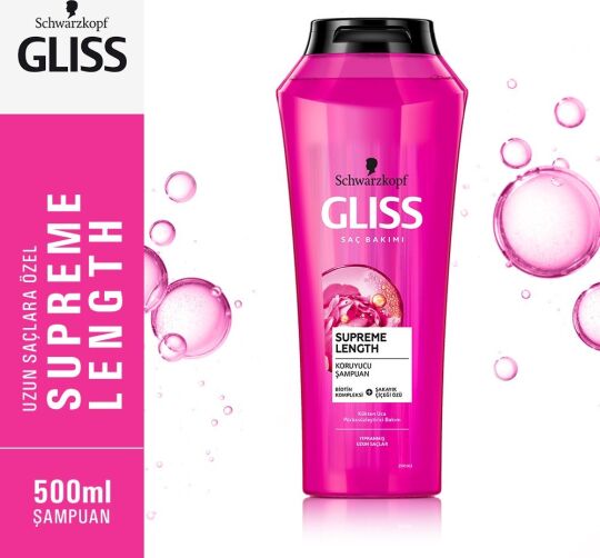 Schwarzkopf Gliss Supreme Length Şampuan 500 ml