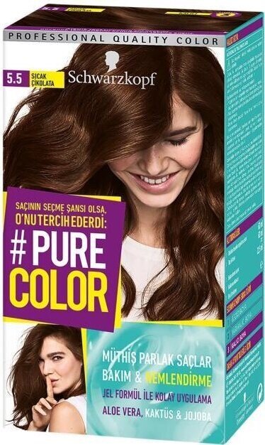 Schwarzkopf Pure Color 5-5 Sıcak Çikolata Saç Boyası - 2