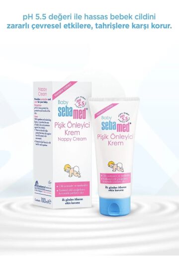 Sebamed Baby pH 5.5 Yoğun Nemlendirici Etkili Pantenol İçerikli Koruyucu  Bebek Pişik Kremi 50 ml - 2