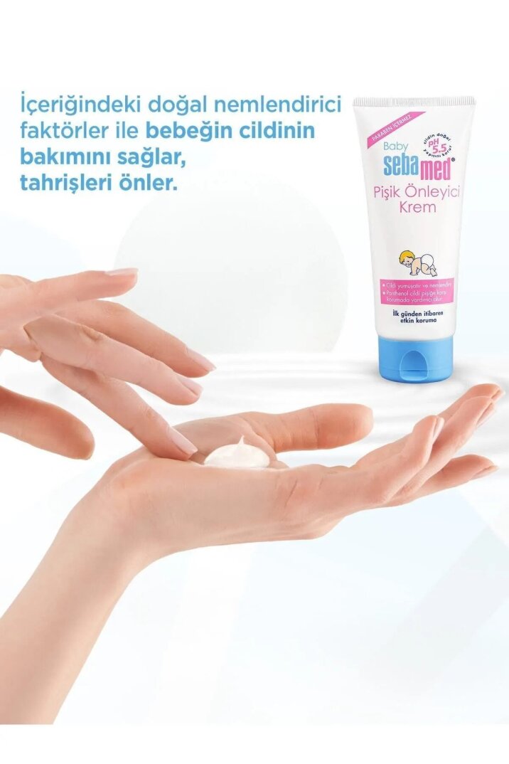 Sebamed Baby pH 5.5 Yoğun Nemlendirici Etkili Pantenol İçerikli Koruyucu  Bebek Pişik Kremi 50 ml - 4