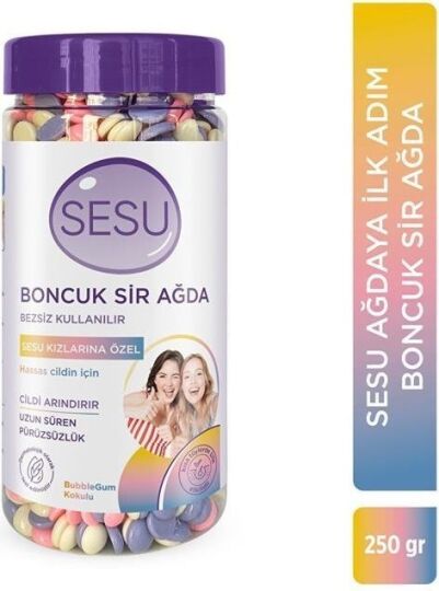 Sesu Boncuk Sir Ağda Hassas Bezsiz Kullanım 250 G