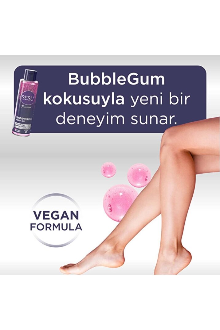 Sesu Simli Cilt Bakım Yağı 150ml (SHIMMERİNG BODY OIL) - 4