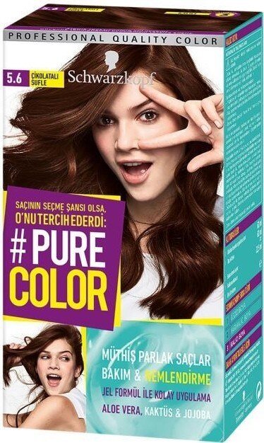 Shwarzkopf Pure Color Jel Saç Boyası 5-6 Çikolatalı Sufle - 2