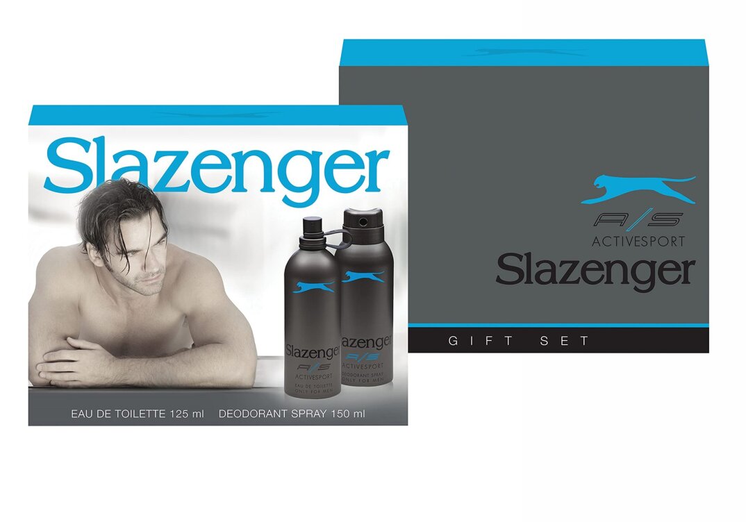 Slazenger Active Sport Eau de Toilette Set, (Mavi, 125+150 ml) - 1