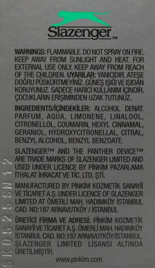 Slazenger Activesport Yeşil Eau De Toilette (125 ml) - 4