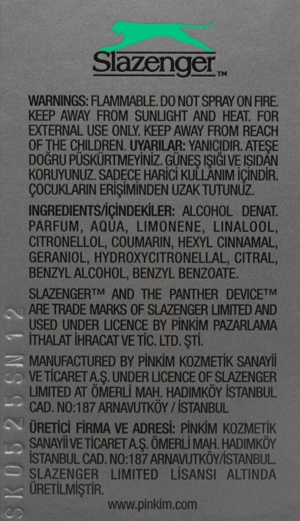 Slazenger Activesport Yeşil Eau De Toilette (125 ml) - 4