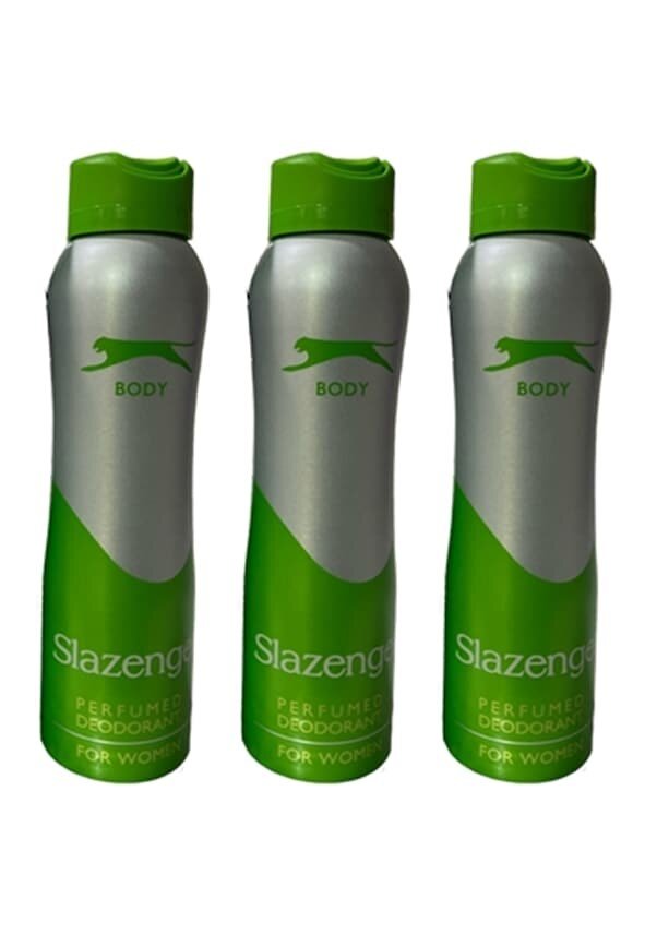Slazenger Yeşil Kadın Sprey Deodorant 3 x 150 ML - 1