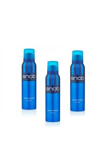 Snob Classic Deodorant 150 ml 3 Adet