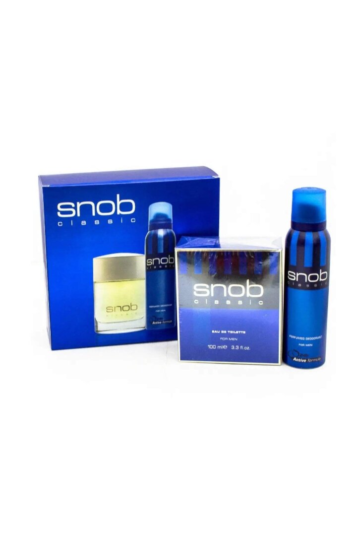 Snob Classic EDT+Deodorant Gift Set,  - 3