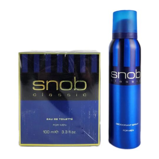 Snob Classic EDT+Deodorant Gift Set,  - 5