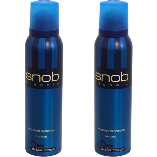 Snob For Men Classic Deodorant 150 ml x 2 Adet - 1