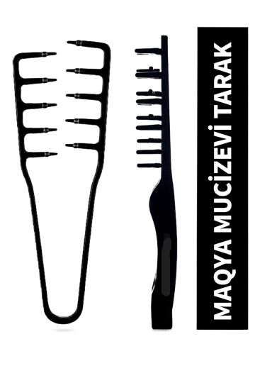 Şövalye Kozmetik Mucizevi Tarak Ve Şekillendirici Tarak | Açma Tarağı | Wax Tarağı - 2