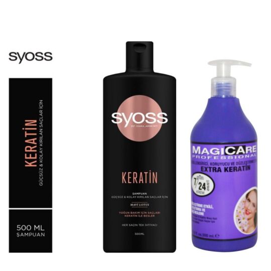 Syoss Keratın Mükemmelliği Şampuan 500 Ml 1 Adet Saç Bakım Şampua