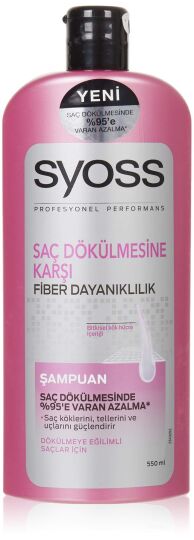 Syoss Saç Dökülmesine Karşı Şampuan, 550 ml