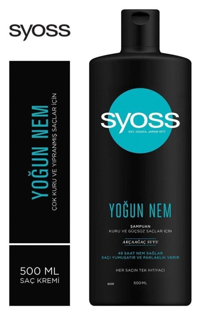 Syoss Yoğun Nem Kuru Ve Güçsüz Saçlar Için Şampuan 500 Ml X 6 Adet ( Koli ) - 2