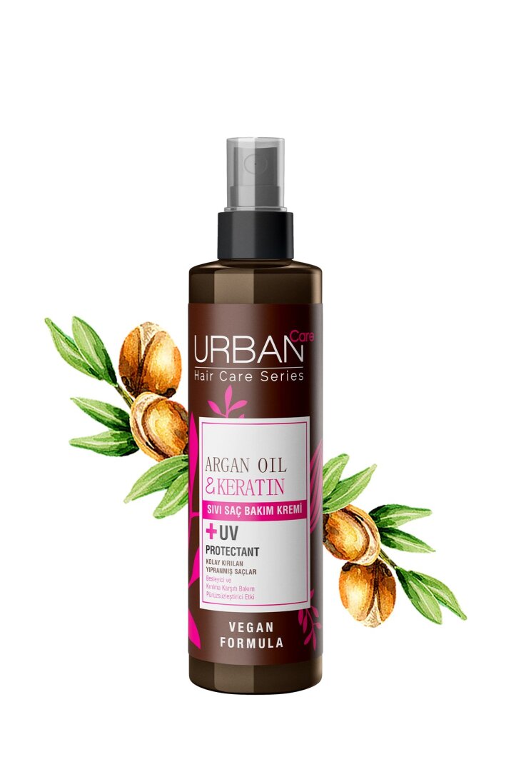 Urban Care Argan Yağı Kolay Kırılan Yıpranmış Saçlara Özel Sıvı Saç Bakım Kremi-vegan-200 ml - 3