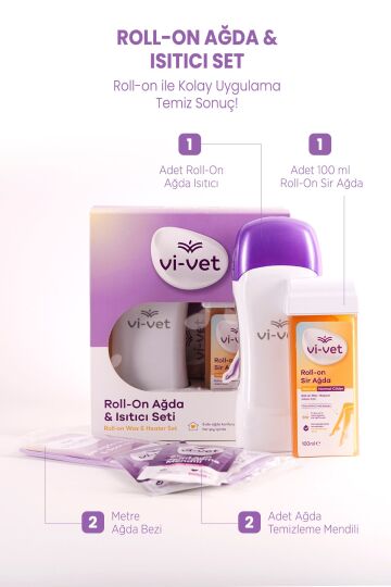 Vi-Vet Roll-On Ağda Isıtıcı Set - 2