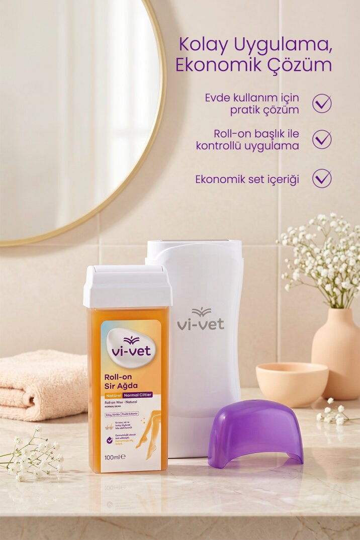 Vi-Vet Roll-On Ağda Isıtıcı Set - 3