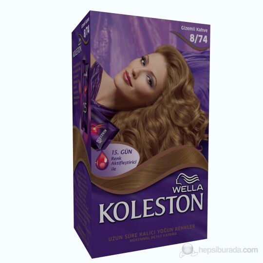 Wella Koleston Kıt 8/74 Gızemlı Kahve