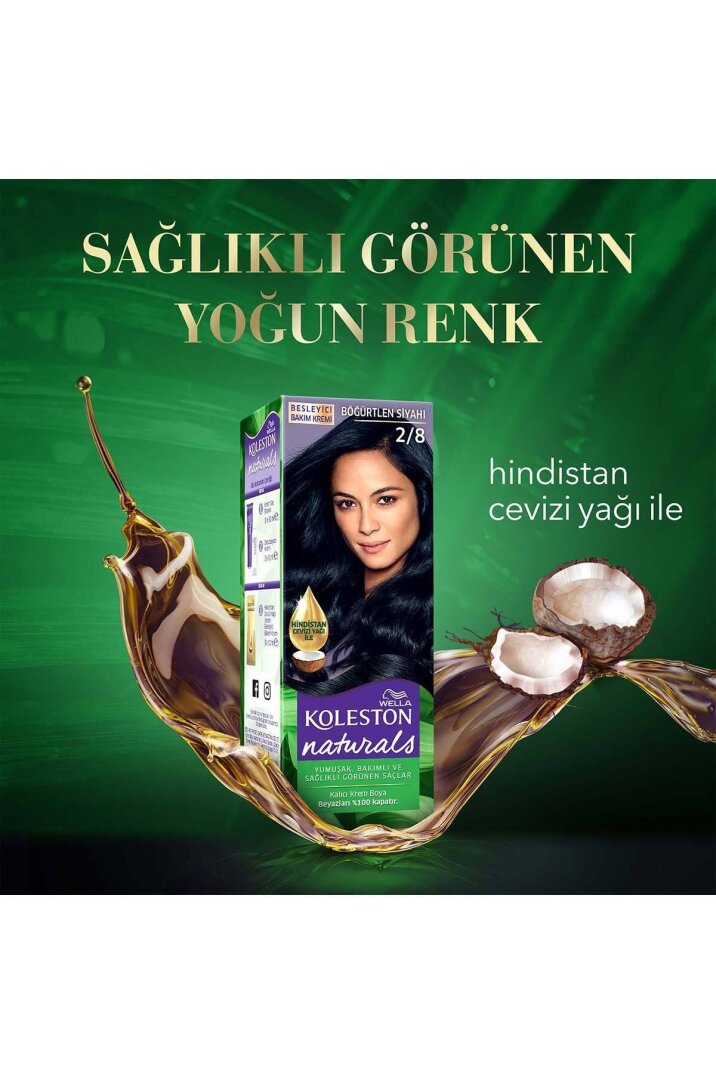 Wella Koleston Naturals Saç Boyası 2/8 Böğürtlen Siyahı - 7
