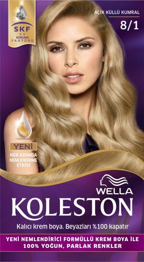 Wella Koleston Set Saç Boyası 8/1 Açık Küllü Kumral Saç Boyası - 2