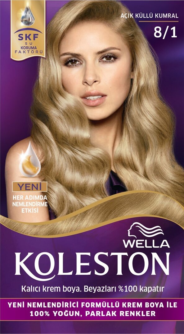 Wella Koleston Set Saç Boyası 8/1 Açık Küllü Kumral Saç Boyası - 2