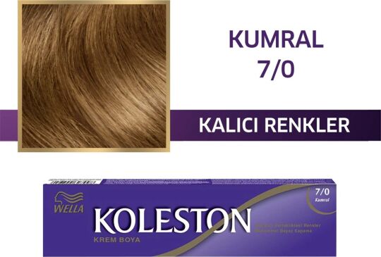 Wella Koleston Single Tüp Boya 7/0 Kumral