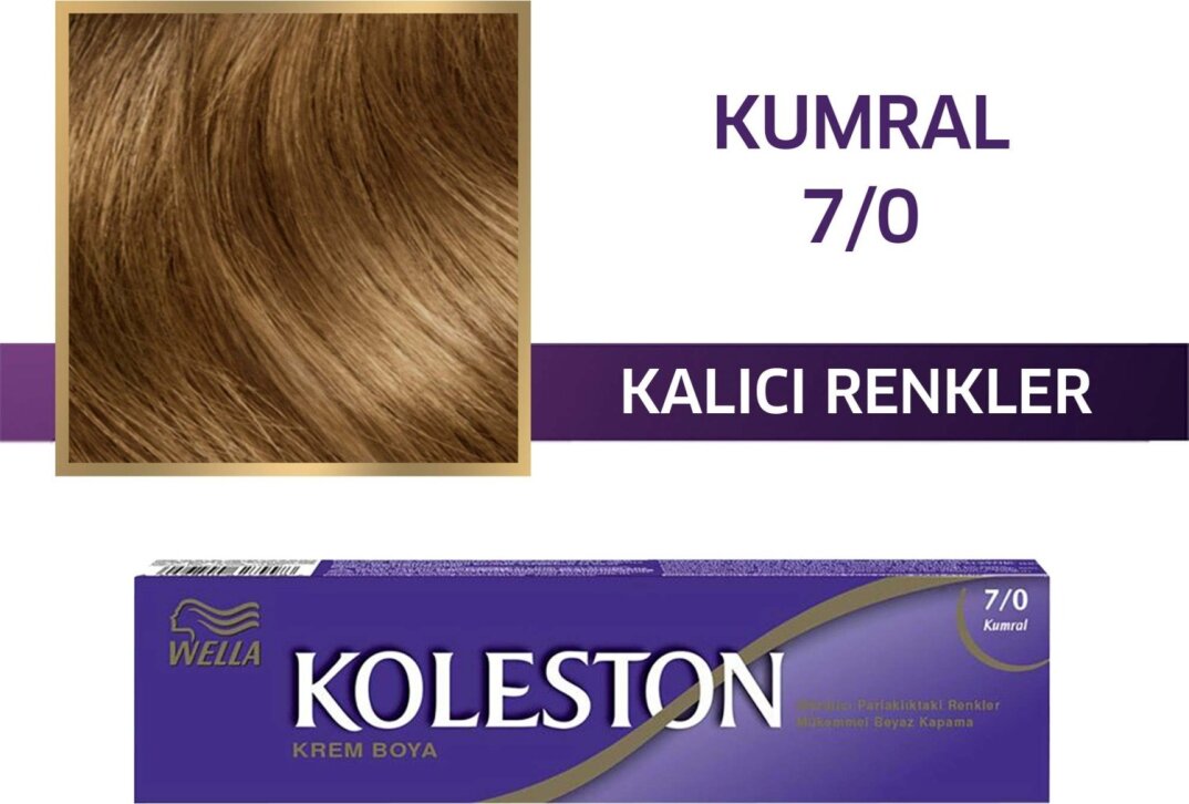 Wella Koleston Single Tüp Boya 7/0 Kumral - 1