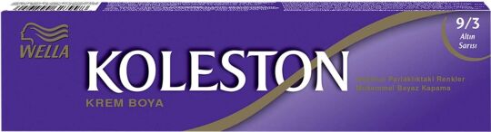 Wella Koleston Single Tüp Boya 9/3 Altın Sarısı - 2
